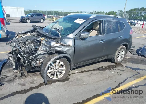 2016 Nissan Rogue Sv z USA, uszkodzony, nr VIN JN8AT2MT4GW024826